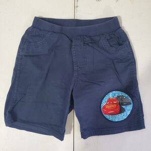 Kids Navy Blue Cars Shorts